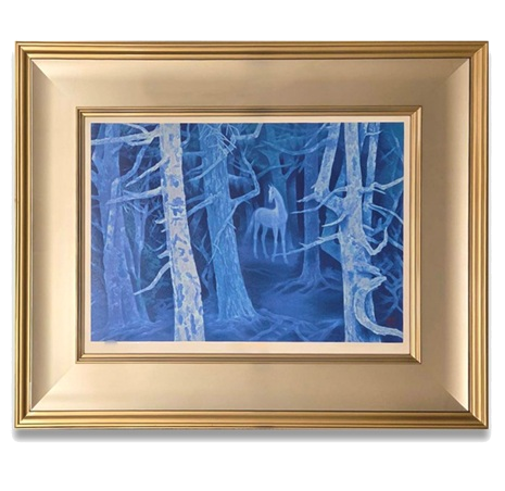 東山魁夷　白馬の森　新復刻画